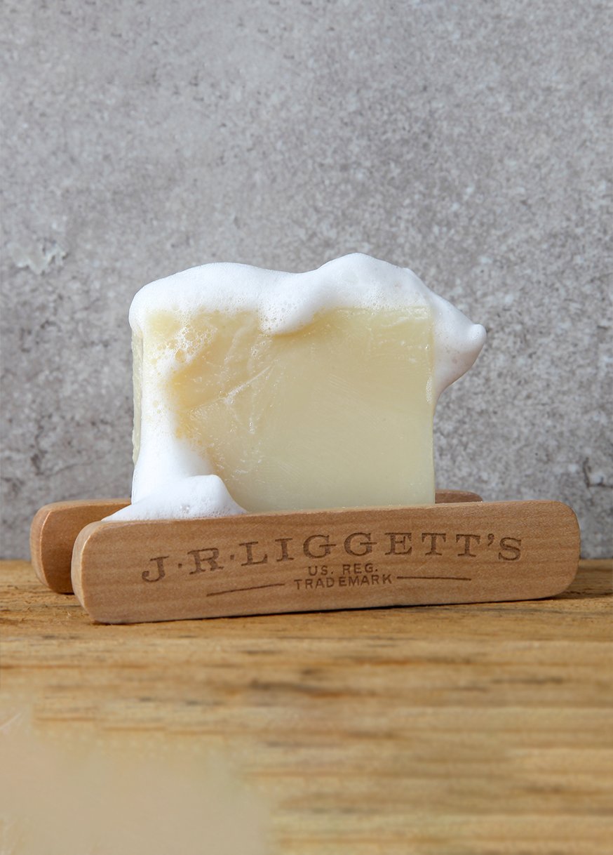 Foaming J.R. Liggett's soap